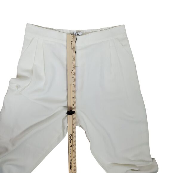 Derek Lam 10 Crosby Womens Pull On Crepe Pants Size 4 Cream Pleat Pockets Dress - Picture 16 of 16